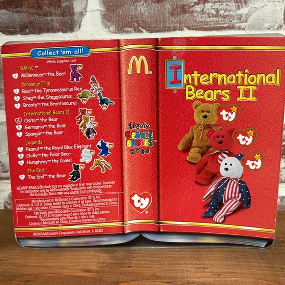 TY Beanie Baby Osito the Bear McDonalds 2000 In Pack - Picture 4 of 6